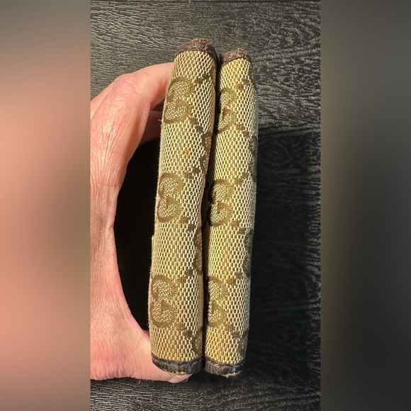 Gucci GG Canvas Trifold Wallet 💎 - Picture 3 of 12